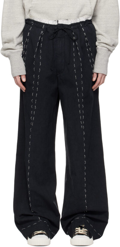 Maison Margiela Black Work-In-Progress Trousers