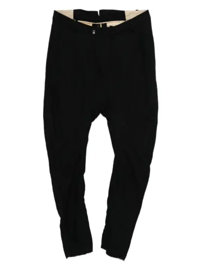 Masnada drop-crotch trousers - Black