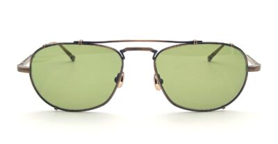 Matsuda M3151 - Antique Gold / Sage Green Sunglasses
