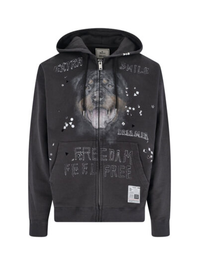 Mihara Yasuhiro Logo Zip Sweatshirt