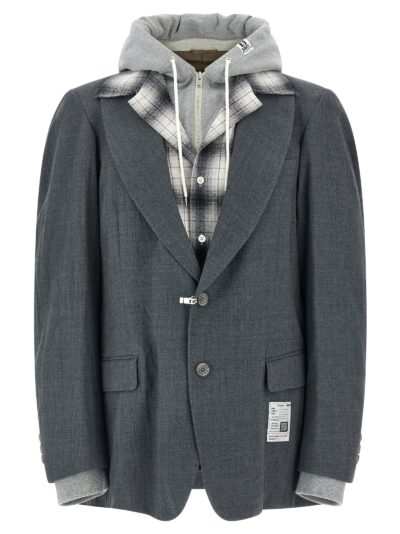 Mihara Yasuhiro triple Layered Wool Blazer