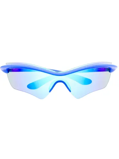 Mykita x Maison Margiela iridescent sunglasses - Blue