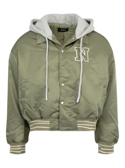 Nahmias hooded bomber jacket - Green