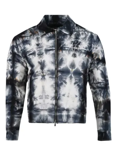 Nahmias tie-dye padded jacket - Blue