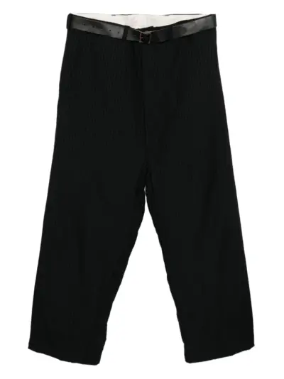 PAUL HARNDEN striped trousers - Black