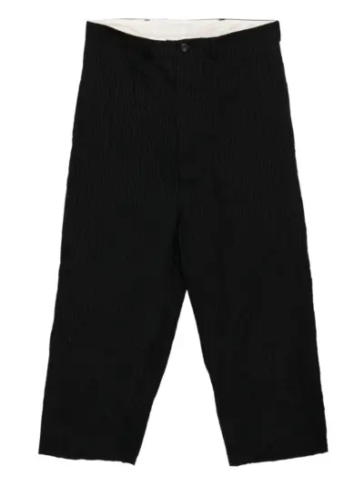 PAUL HARNDEN striped trousers - Black
