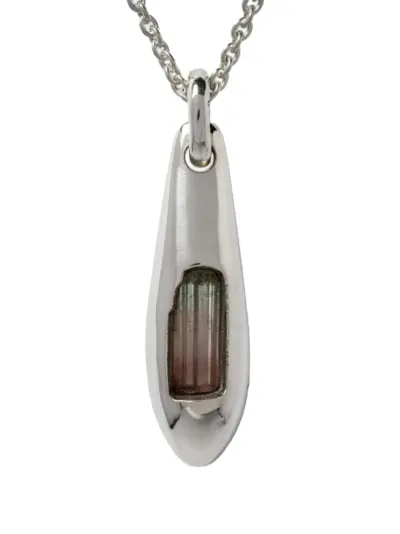 Parts of Four Chrysalis necklace - Silver