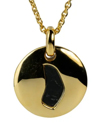 Parts of Four Disk necklace - Gold