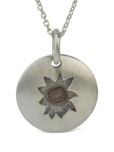 Parts of Four Disk necklace - Silver