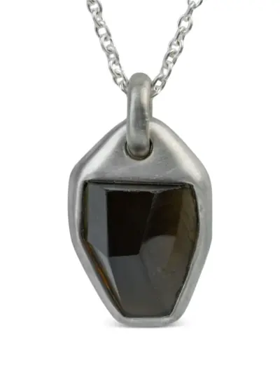 Parts of Four Halos pendant necklace - Silver