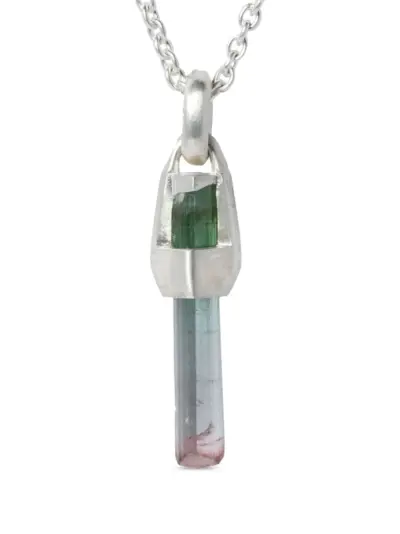 Parts of Four sterling silver Talisman Specimen necklace