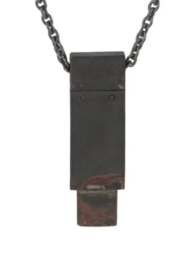Parts of Four usb chain necklace - Red
