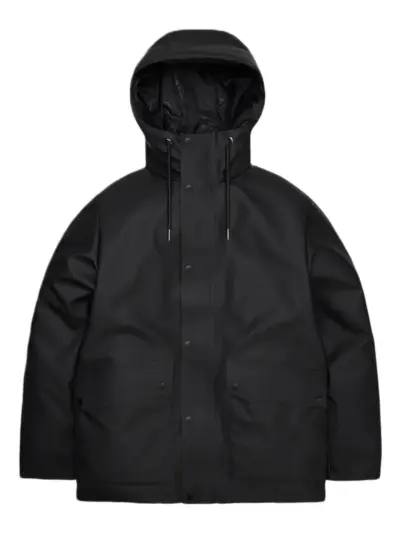 Rains Nome hooded parka coat - Black