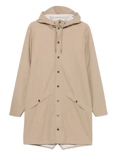 Rains hooded parka - Neutrals