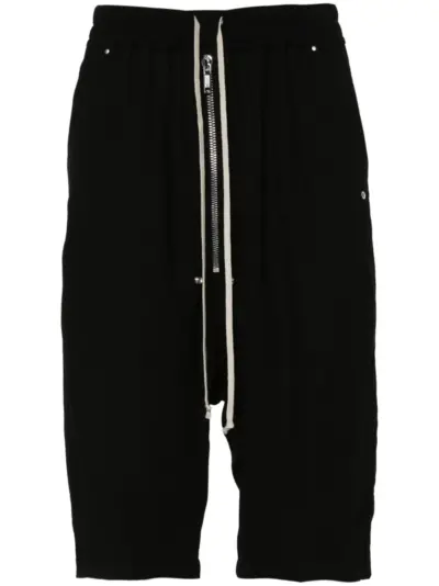 Rick Owens Bela Pods drop-crotch shorts - Black