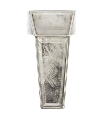 Rick Owens Crystal Trunk ring - Silver