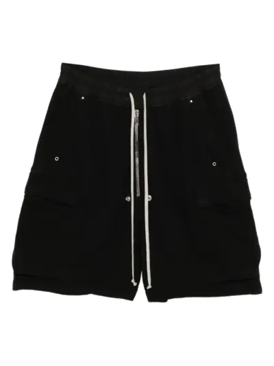 Rick Owens DRKSHDW cotton cargo shorts - Black