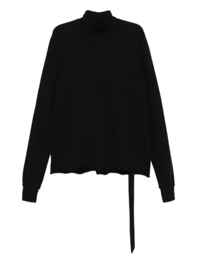Rick Owens DRKSHDW double funnel-neck sweatshirt - Black
