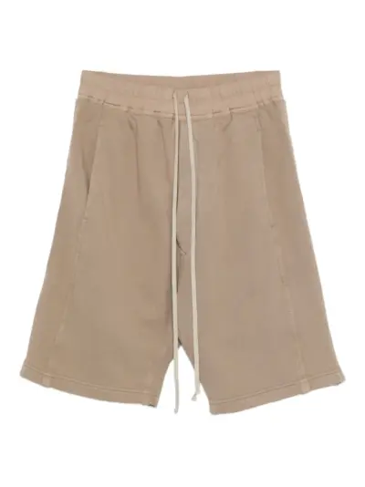 Rick Owens DRKSHDW drawstring elastic-waist shorts - Neutrals