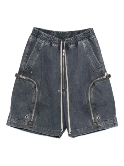 Rick Owens DRKSHDW zip-fastening pocket shorts - Grey