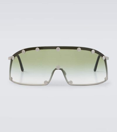 Rick Owens Studded shield sunglasses