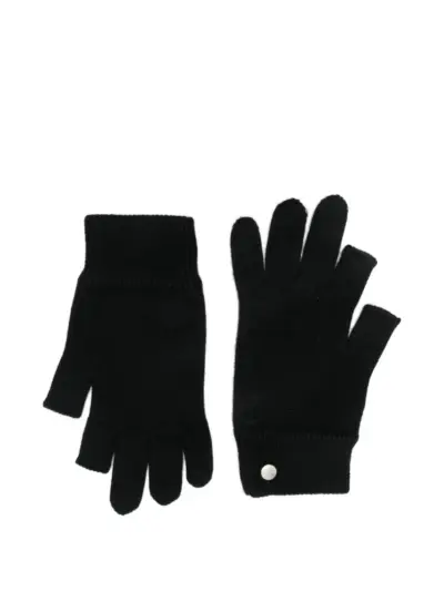 Rick Owens cashmere gloves - Black
