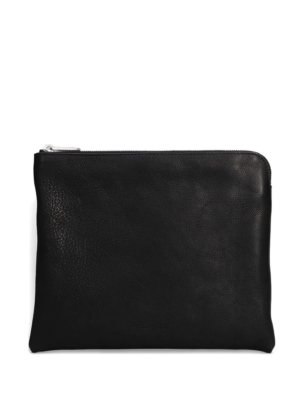 Rick Owens leather zip-top shoulder bag - Brown