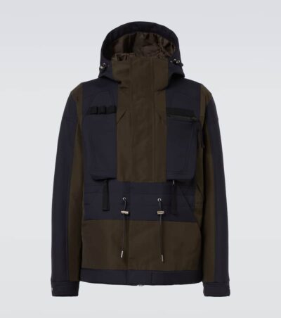 Sacai Colorblocked technical jacket