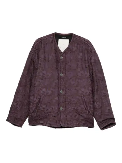 Song For The Mute embroidered jacket - Purple