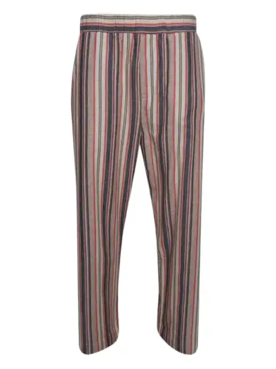 The Elder Statesman striped trousers - Red