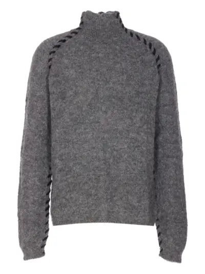 Thom Krom high-neck sweater - Grey