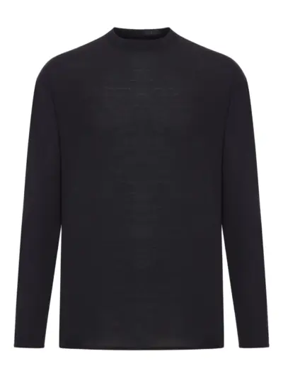 Transit long-sleeve sweater - Black