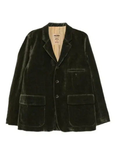 Uma Wang velvet blazer - Green