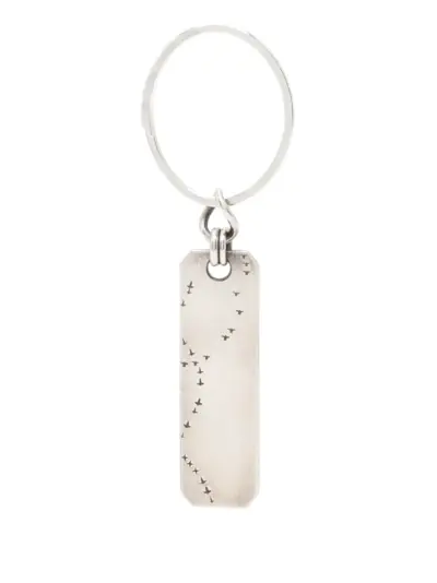 WERKSTATT:MÜNCHEN brass keyring - Silver
