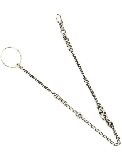 WERKSTATT:MÜNCHEN curb chain keyring - Metallic