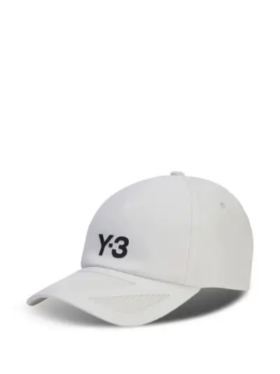 Y-3 BB Clima perforated baseball cap - White
