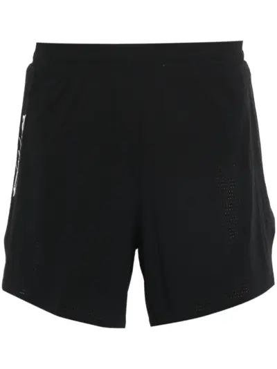 Y-3 Run perforated shorts - Black