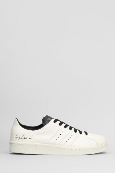 Y-3 Superstrar Sneakers In White Leather