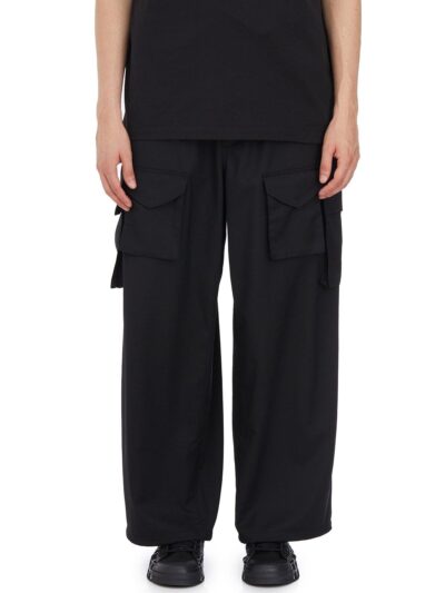 Y-3 Wide-leg Belted Cargo Pants