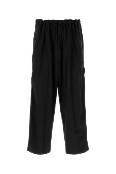 Yohji Yamamoto Black Cotton Pant