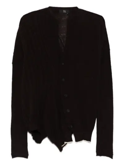 Yohji Yamamoto Pre-Owned 2000s knitted wool jacket - Brown