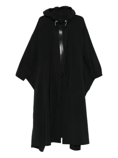 Yohji Yamamoto Pre-Owned 2010s hooded cape - Black