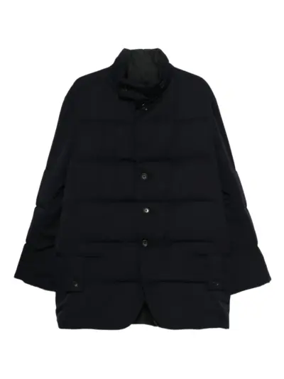 Yohji Yamamoto high-neck padded jacket - Black