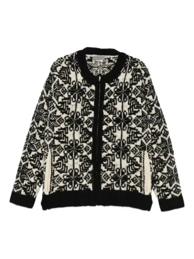 Yohji Yamamoto wool cardigan - Black