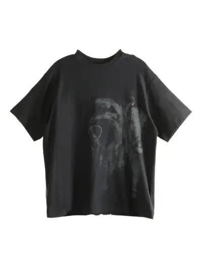 Ziggy Chen Digital Print T-shirt - Black