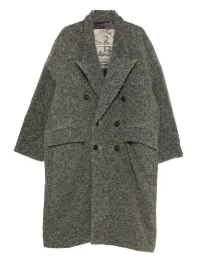 Ziggy Chen double-breasted coat - Grey