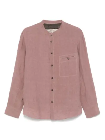Ziggy Chen houndstooth shirt - Pink
