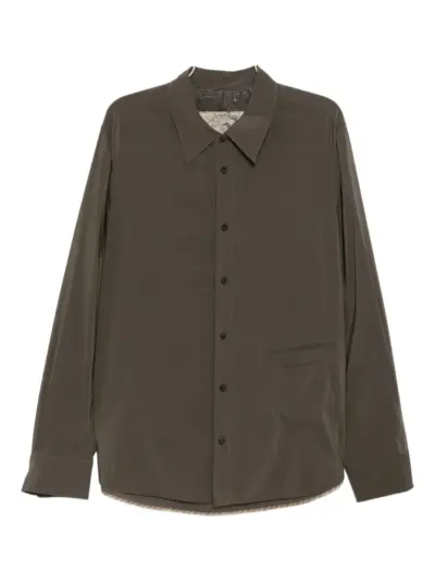 Ziggy Chen long-sleeve shirt - Green