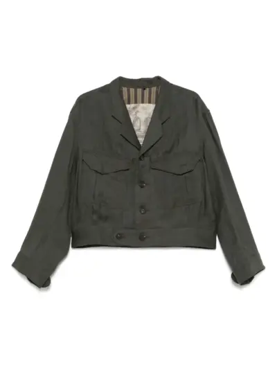 Ziggy Chen notch-lapel jacket - Green