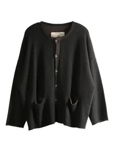 Ziggy Chen pocket button cardigan - Grey